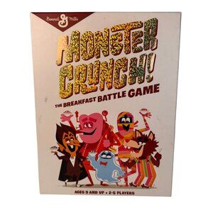 Monster Crunch Board Game The Breakfast Battle Game General Mills Halloween Goth